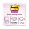 Post-it Notes Super Sticky 8 in. x 6 in. Meeting Notes - Energy Boost Collection Colors (4/Pack)